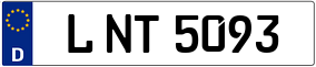 Truck License Plate
